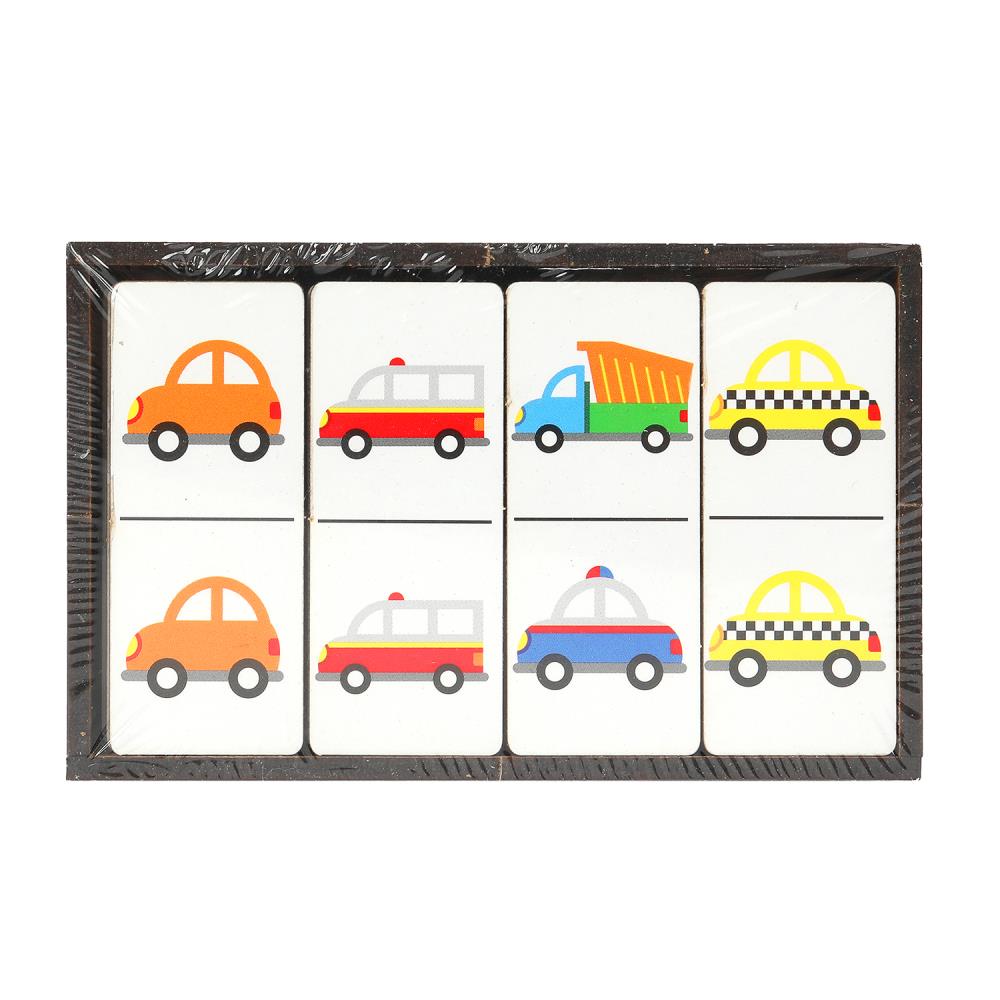 Игра деревянная "Домино" Буратино игрушки из дерева BRT18