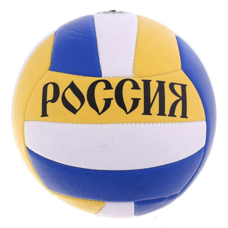 Мяч волейбольный 'Россия', размер 5, 18 панелей, PVC, машинная сшивка 1343719 678394