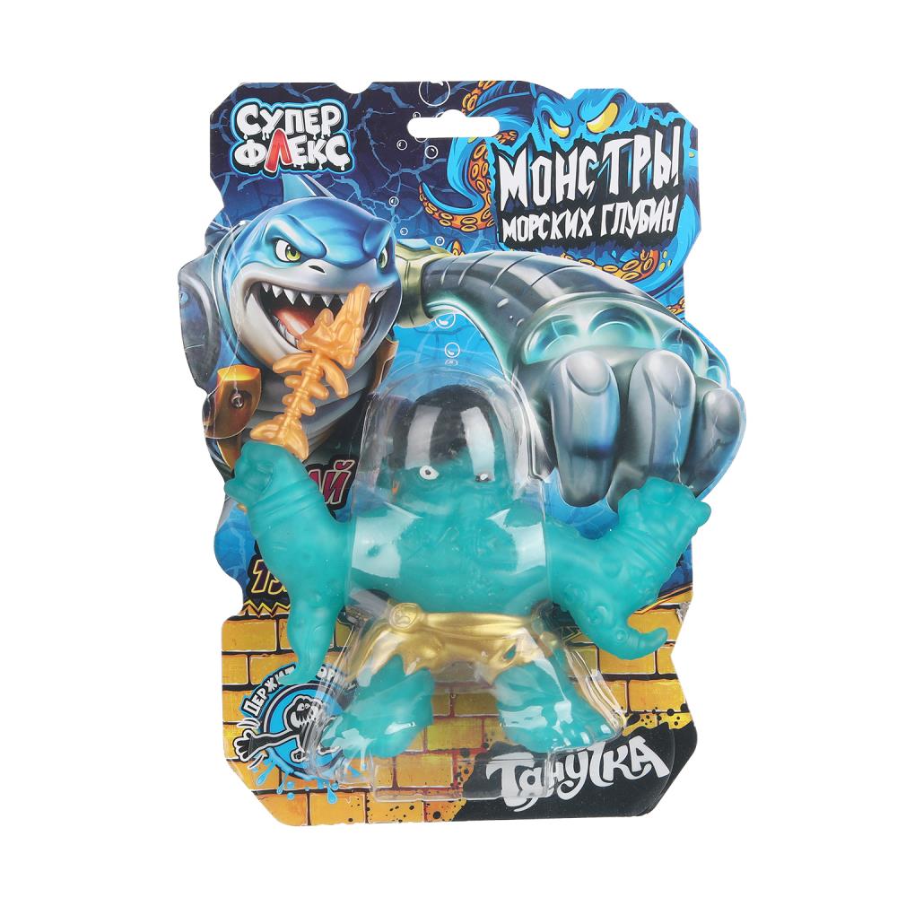 Игрушка тянучка морские монстры, бирюзовый рачище с оружием Играем Вместе YM-ST-911-02-RU