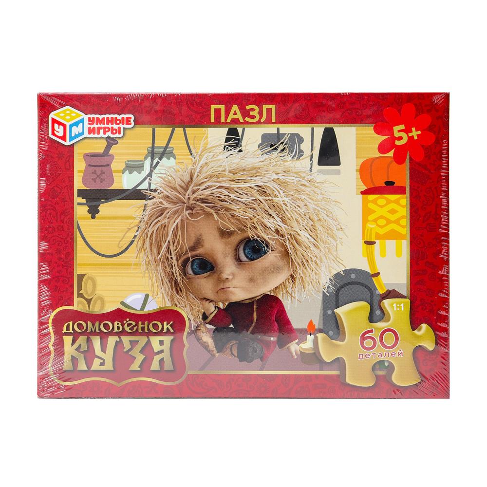 Пазлы классические в коробке, 60 деталей "Домовёнок Кузя" УМка 4630395006712