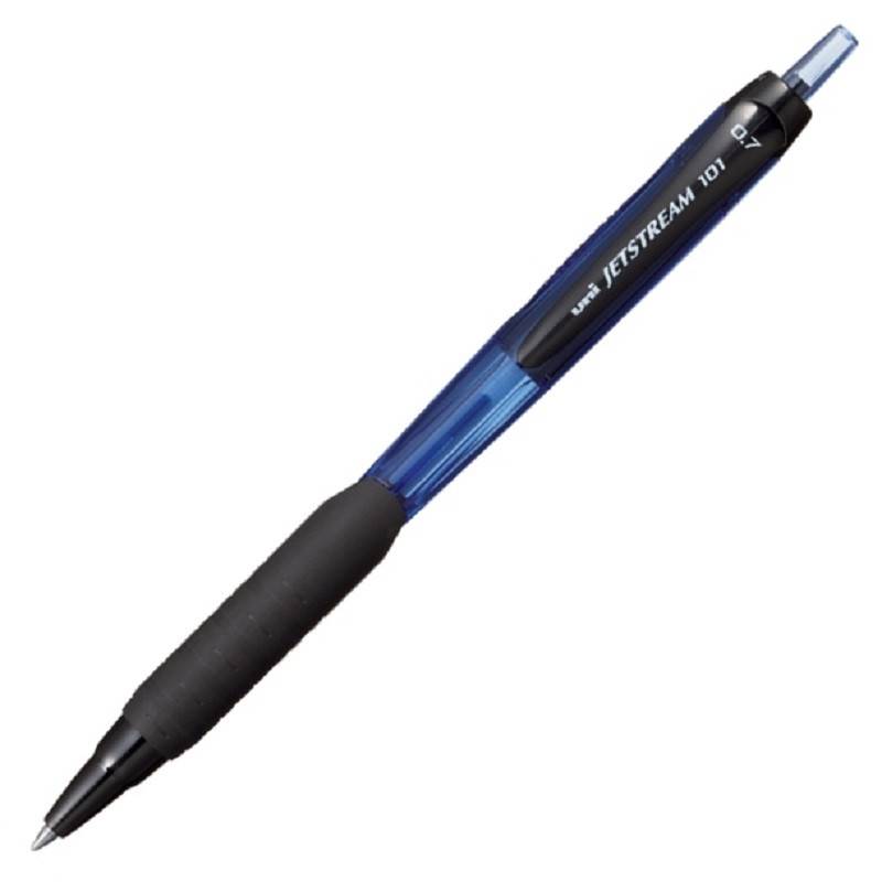 Ручка шариковая автоматическая Uni Jetstream SXN-101-07 синяя (толщина линии 0.35 мм) 478285