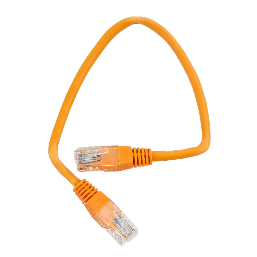 Патч-корд UTP Cablexpert PP12-0.25M/O кат.5e, 0.25м, оранжевый 1124712