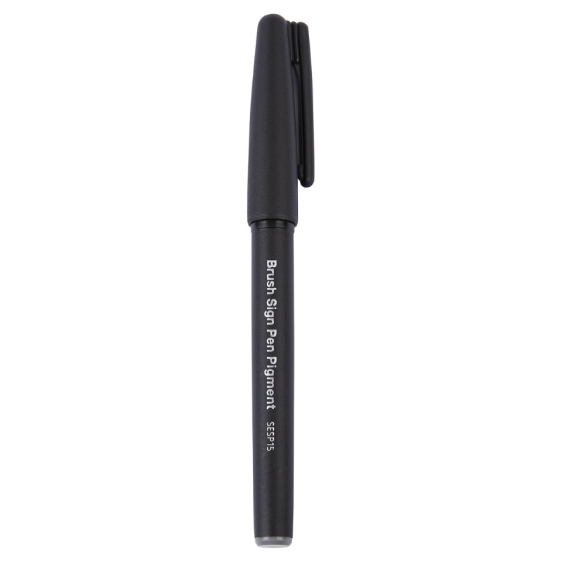 Фломастер-кисть д/каллигр. Pentel Brush Sign Pen Pigment серый SESP15-N 1609368