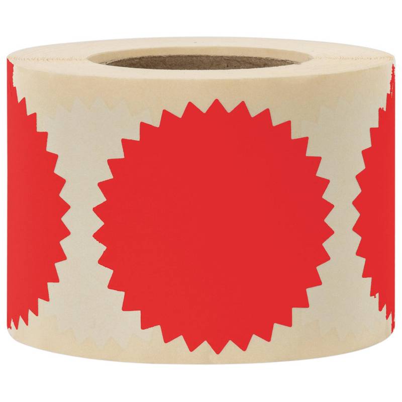 Этикетка самоклеящаяся для опечатывания документов ЗВЕЗДОЧКА 55 мм,500 шт 1288438