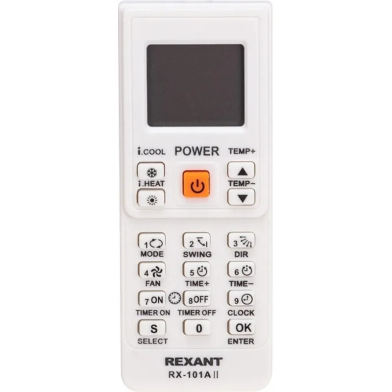 Пульт ДУ для кондиционеров RX-101AII REXANT, 38-0103 2061962