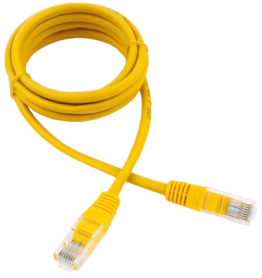 Патч-корд UTP Cablexpert PP10-1M/Y кат.5e, 1м, литой (жёлтый) 1114324