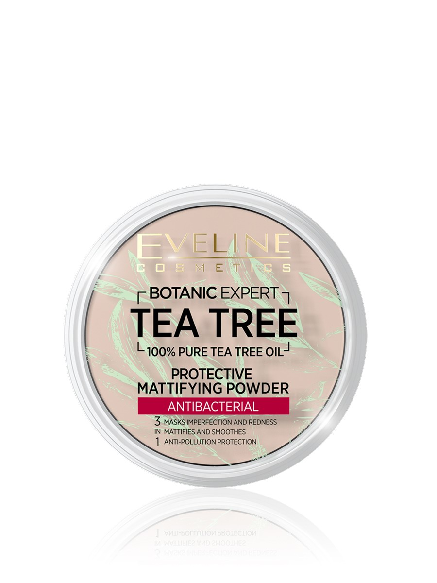 EVELINE Botanic Expert Матирующая антибакт. пудра для лица 3в1 №002- IVORY 9гр 5903416023487