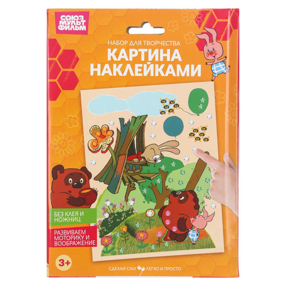 Картина наклейками "Союзмультфильм" Винни Пух MultiArt PICSTICK-122844 (100)