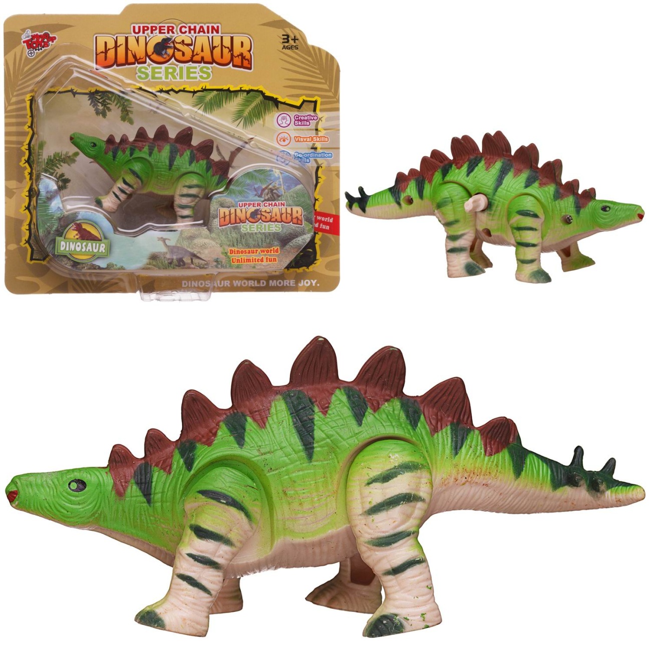 Игрушка заводная Junfa Удивительный мир динозавров Стегозавр WE-15128