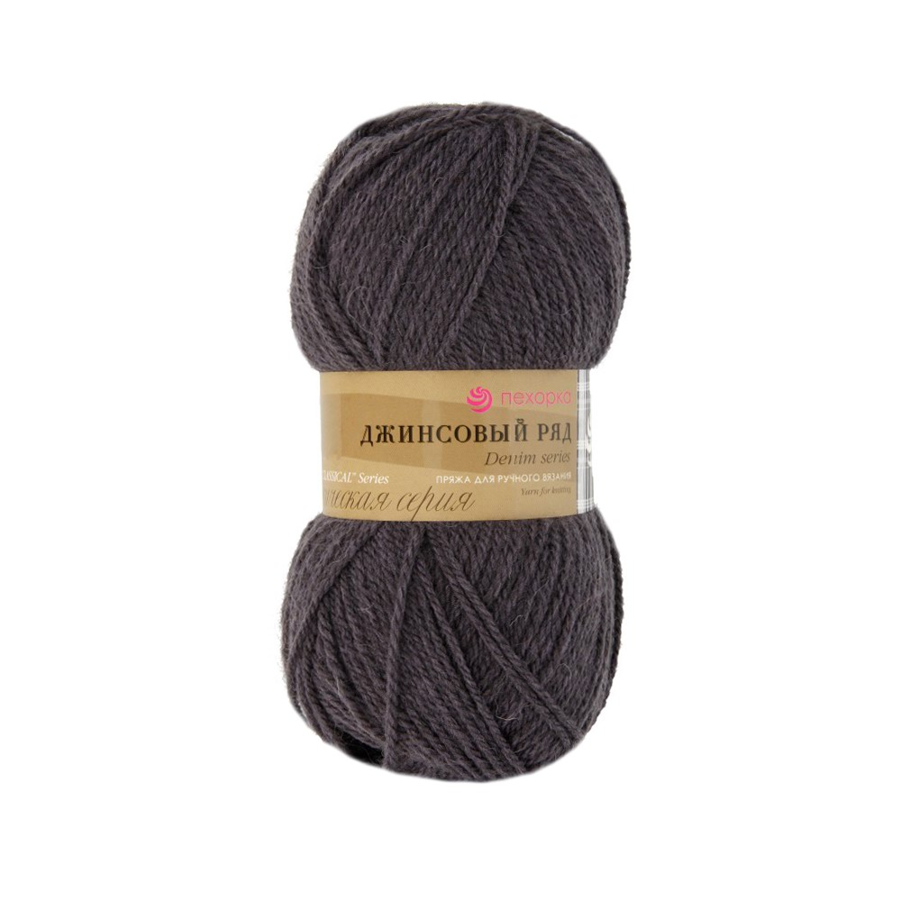 Пряжа ПЕХОРКА Джинсовый ряд (объемный) 250м/100г цвет 826 М 4607078029238