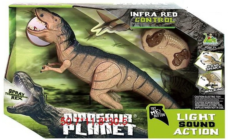 Интерактивная игрушка Junfa Динозавр Тиранозавр Рекс большой на р/у ZY1078371