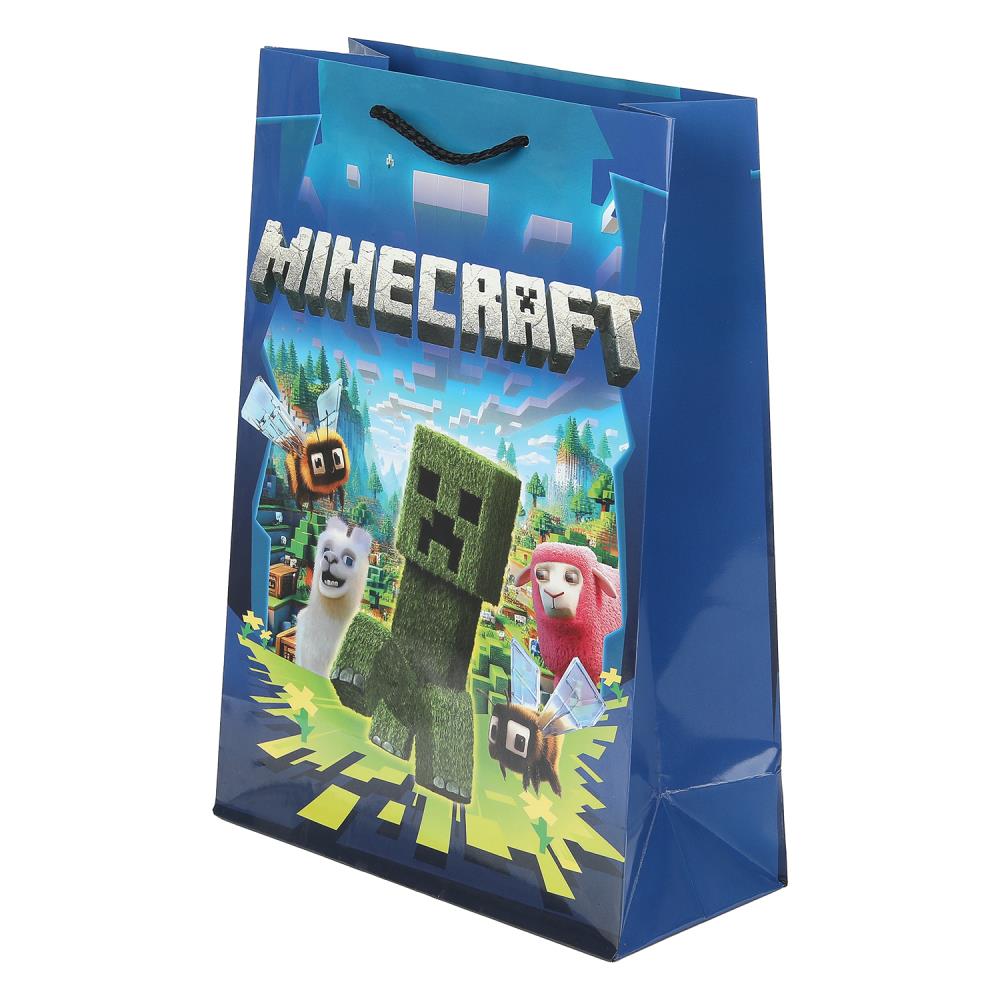 Пакет подарочный глянцевый ML, "Пиксели", 140 гр/м Чудо праздник PML-130233-MN