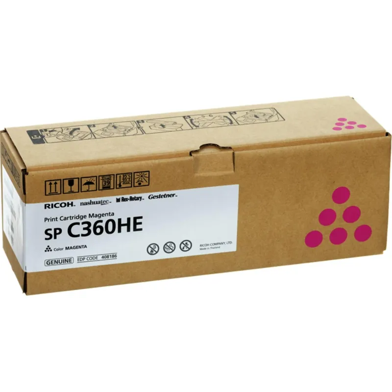 Тонер-картридж Ricoh SP C360HE (408186) пур.пов.емк. для SP C360D/C360S 894069