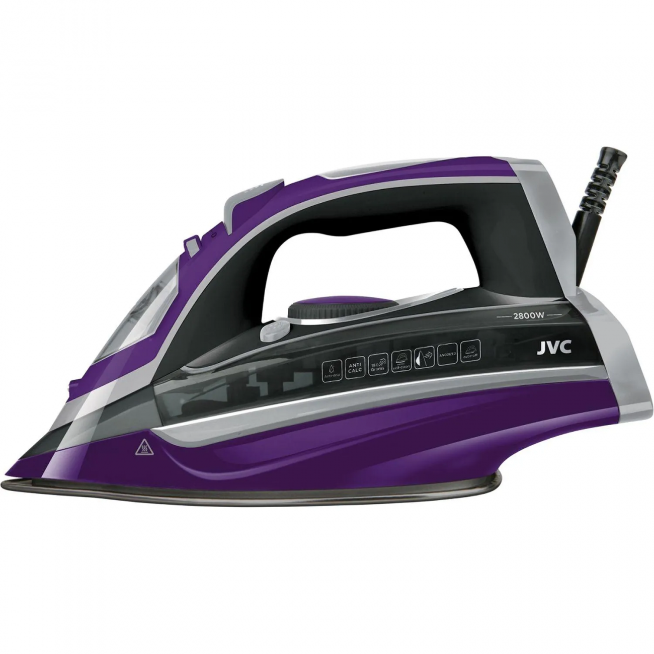 Утюг JVC jvc JRI02 с керамической подошвой, 2400Вт, паровой электрич. 2393960