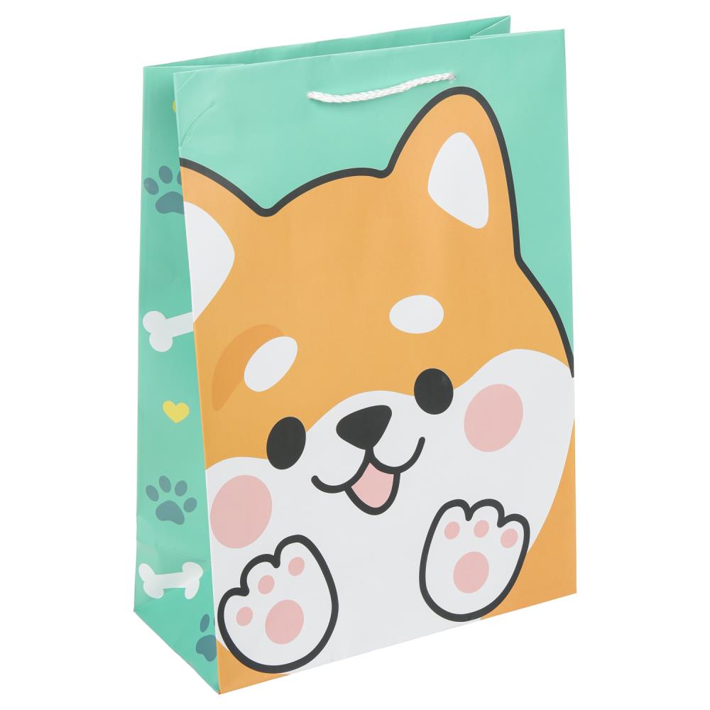 Пакет подарочный матовый ML, "Корги", 140 гр/м Чудо праздник PML-108851-C1HB (120)