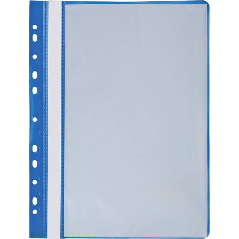 Папка файловая на 10 файлов Attache Economy A4 20 мм синяя (толщина обложки 0.16 мм) 745359