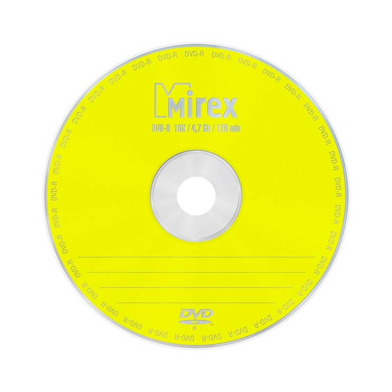 Диск DVD-R 16x Mirex/1 UL130003A1C 1200921