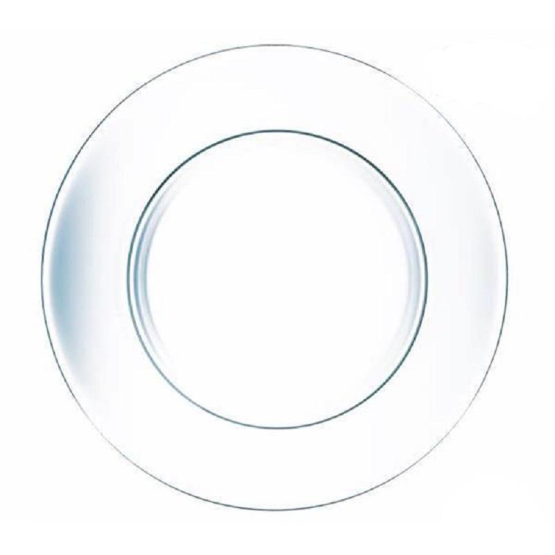 Тарелка обеденная Симпатия, стеклянная, d=25 cм, (OCZ1886) ОСЗ 1566596