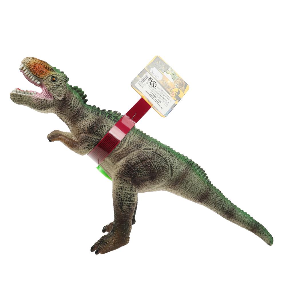 Игрушка пластизоль динозавр со звуком, 1 шт. ИГРАЕМ ВМЕСТЕ ZY986019-R-IC