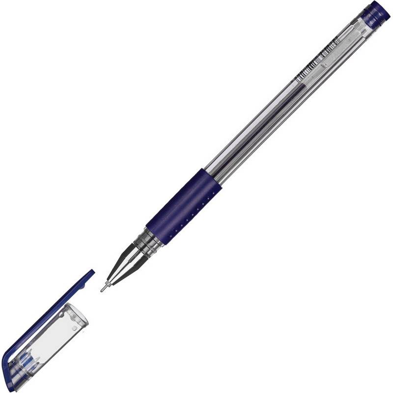 Ручка гелевая Attache Gelios-030 синий стерж, игольчатый, 0,5мм 613148