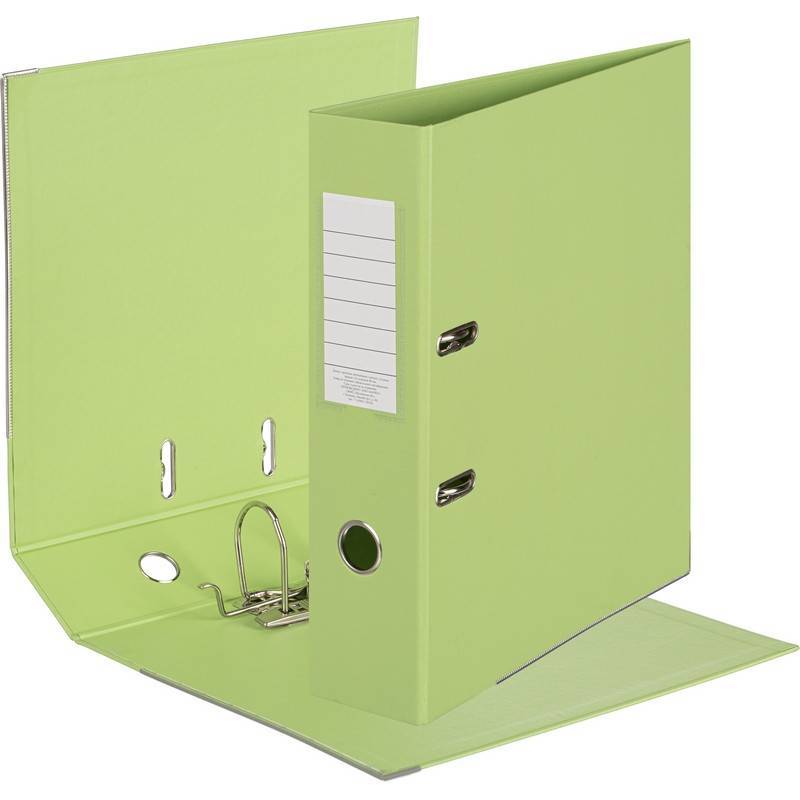 Папка-регистратор Attache Bright colours 80 мм лайм 1209137