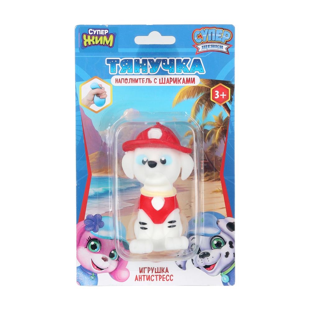Игрушка - антистресс, тянучка с шариками, "Супер щенки", белый Играем Вместе XI-PP01B-PB-RU