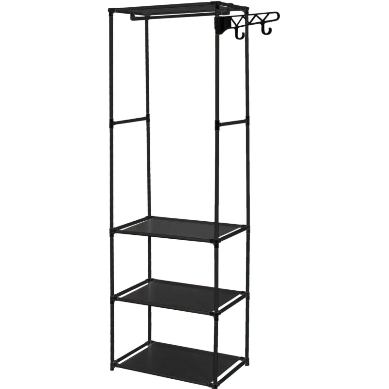 Вешалка LS_гардеробная напольная Helex Home W-03-1, черная 2103924
