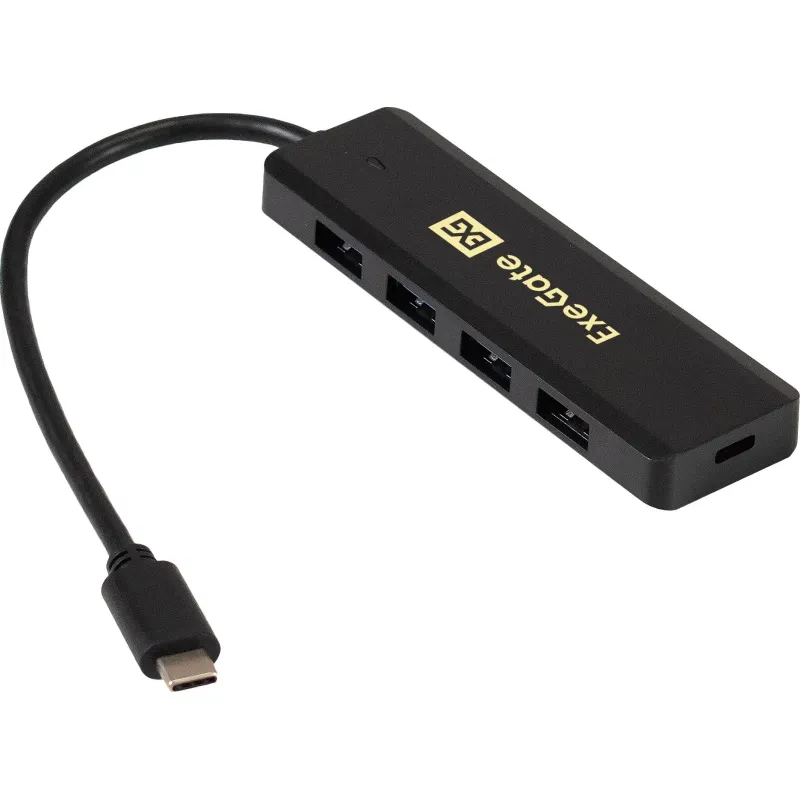 Концентратор USB хаб ExeGate (EX293986RUS) DUB-4CP/1 4-в-1 черн 2185982
