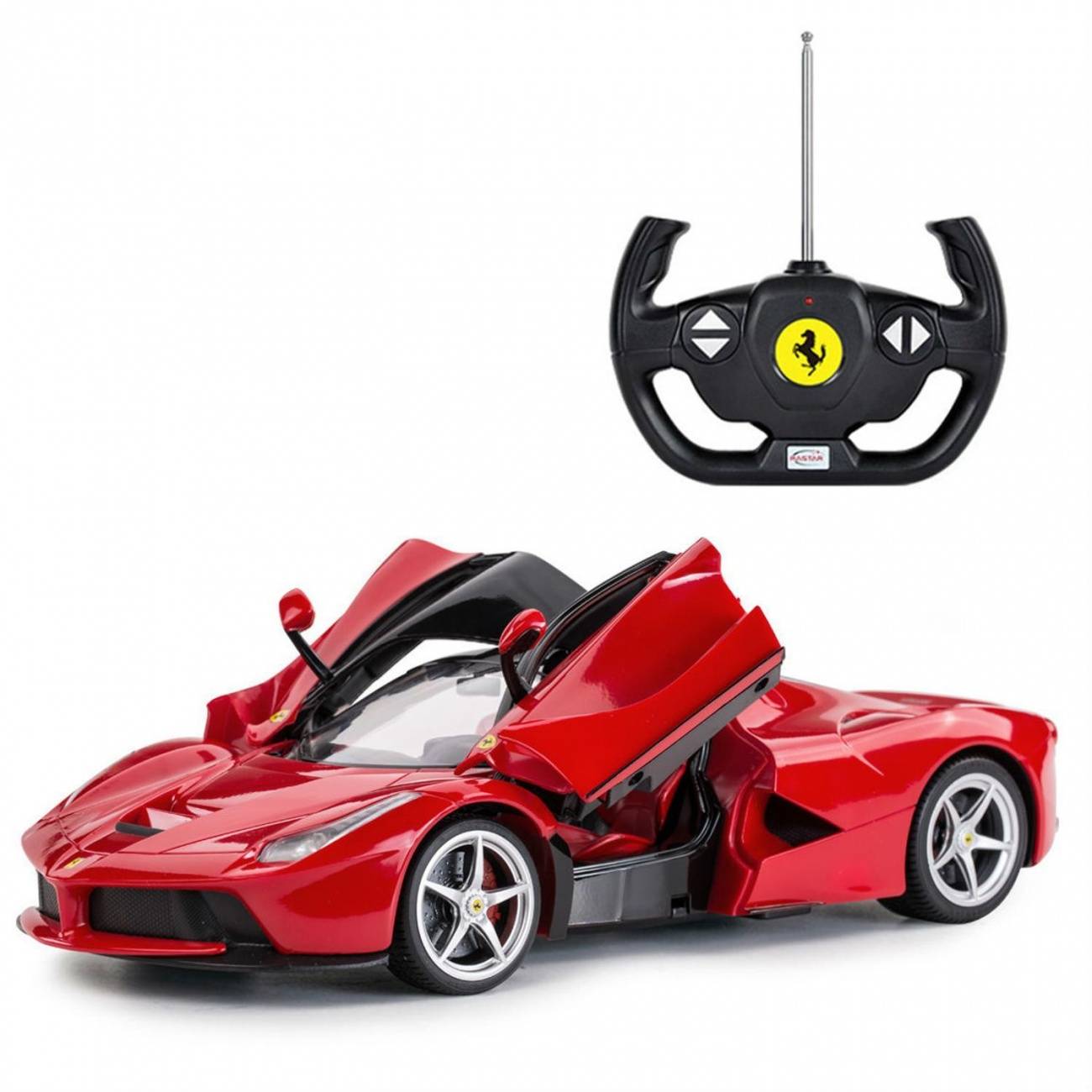 1:14 Машина р/у Ferrari LaFerrari, со световыми эффектами, открываются двери, 34х15х8см, цвет красный 27MHZ RASTAR 50100R