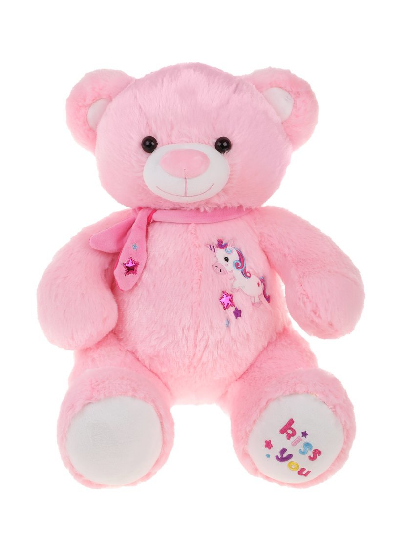 Мягкая игрушка Мишка Единорог 40см роз. Fluffy Family 682208