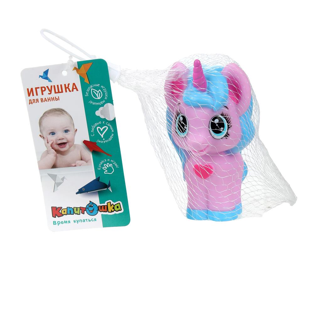 Игрушка пластизоль для ванны единорог, в сетке Играем Вместе YF-06-2023