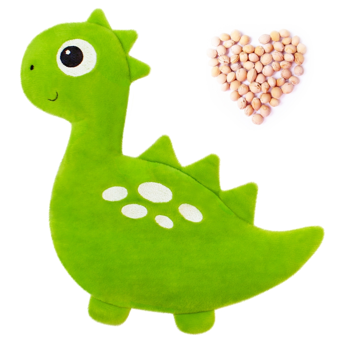 Текстильная игрушка грелка "Доктор Мякиш" Динозавр (с вишневыми косточками) Мякиши 515