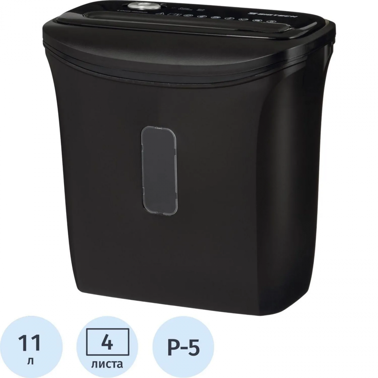 Шредер (уничтожитель) BIGTECH OS506-4M P-5ур.секр.4лист.11л 2253671