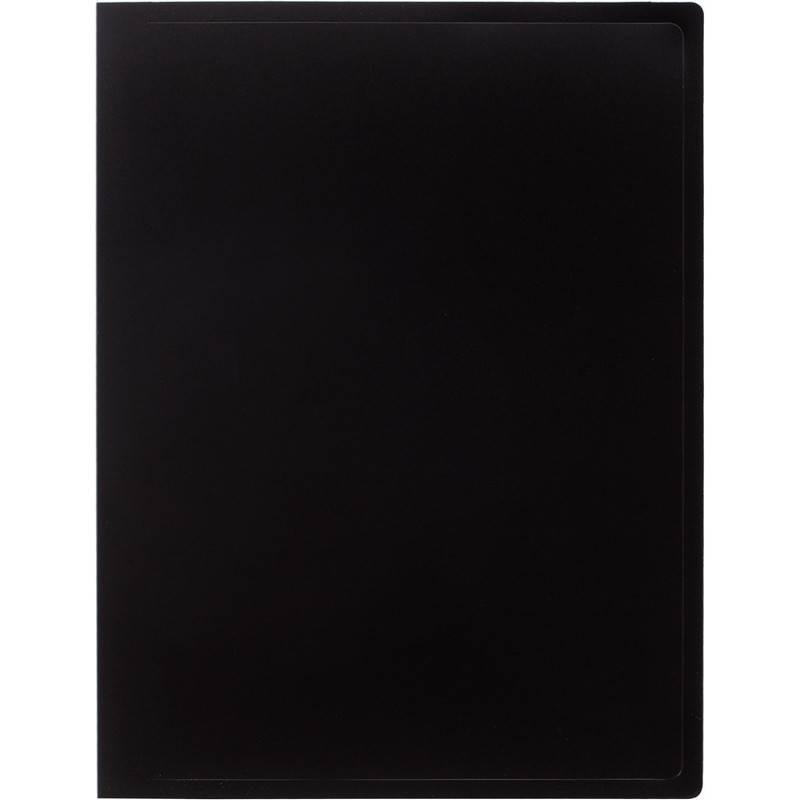 Папка файловая на 30 файлов Attache A4 35 мм черная (толщина обложки 0.6 мм) 724985