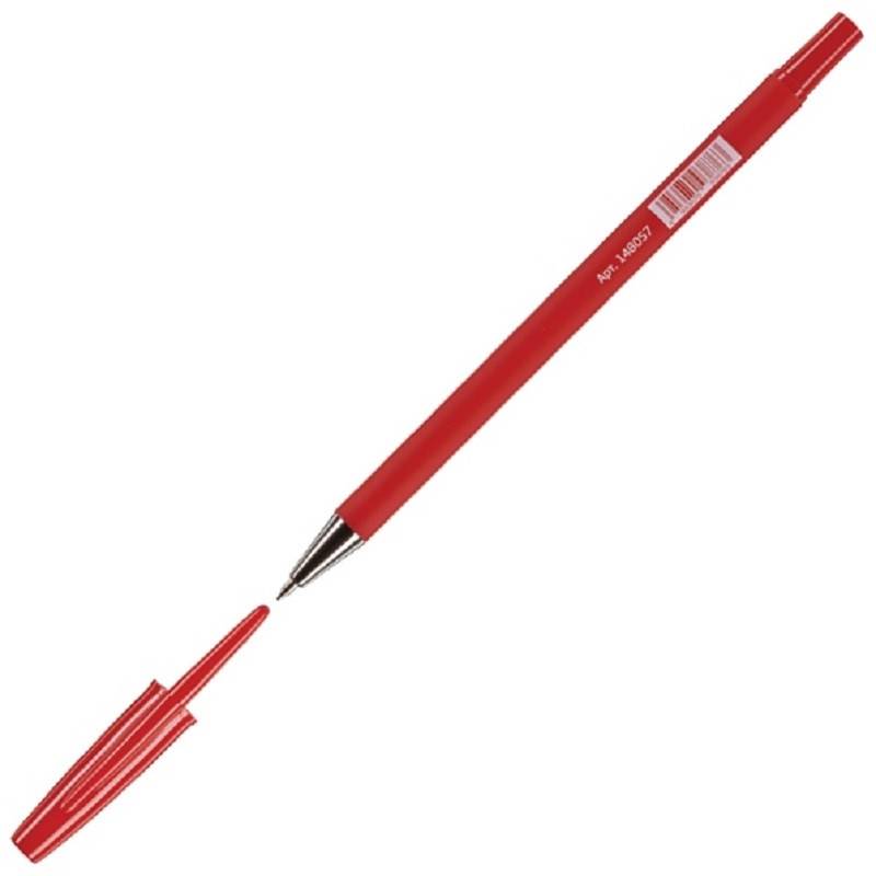 Ручка шариковая Attache Style красная (толщина линии 0.5 мм) 148057