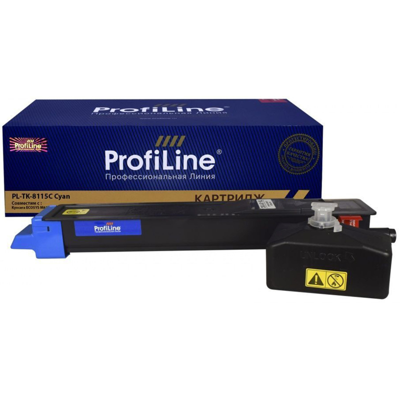Тонер-картридж ProfiLine TK-8115C гол. для Kyocera Mita M8124cidn 1909301 PL_TK-8115C_C_WC
