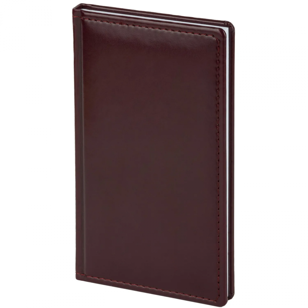 Еженедельник датированный 2026 64л, 90х160мм,карм.верт,Каньон бордо Attache 2249926
