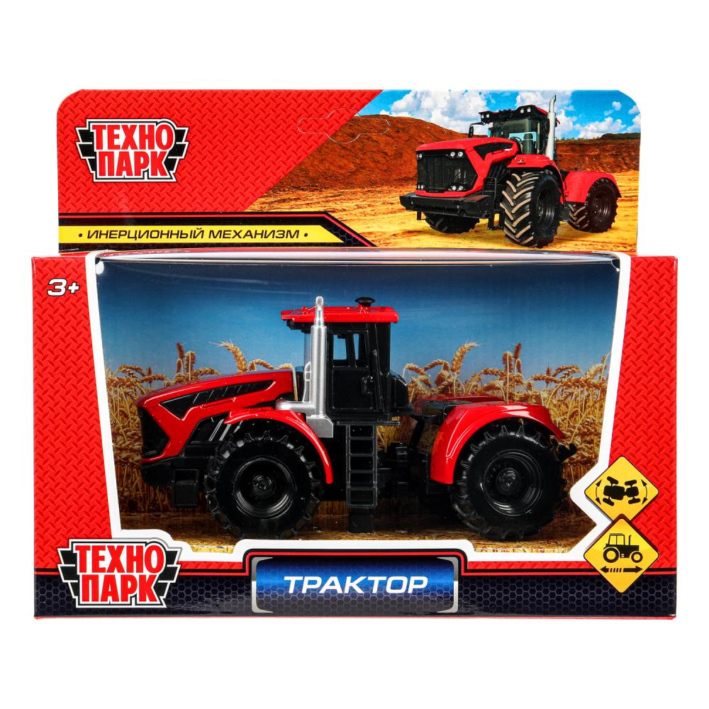 Машина металлическая "Трактор кировец к7" 13 см, красный Технопарк KIROVETS7K-11-RD