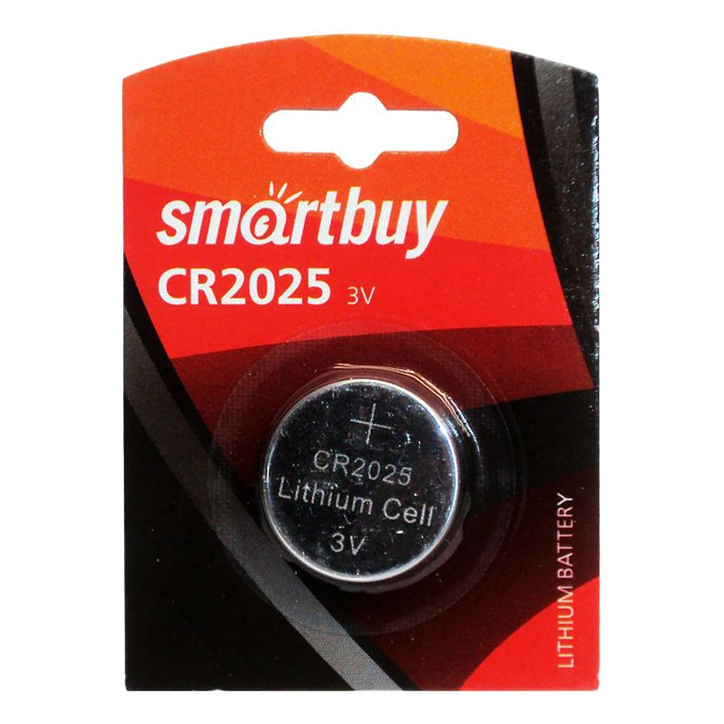 Батарейка Smartbuy CR2025 1шт/бл (SBBL-2025-1B) 999856