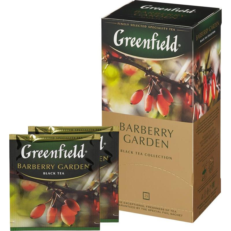 Чай Greenfield Barberry garden барбарис и гибискус,25пак/уп 0710-10,172700 1025698