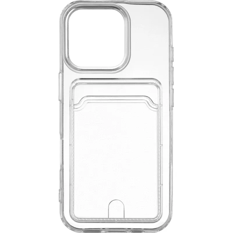 Чехол Rocket Clear Plus отд.дл.карты,iPhone16 Pro,прозр(RCS633TT63PCP-I24) 2345249