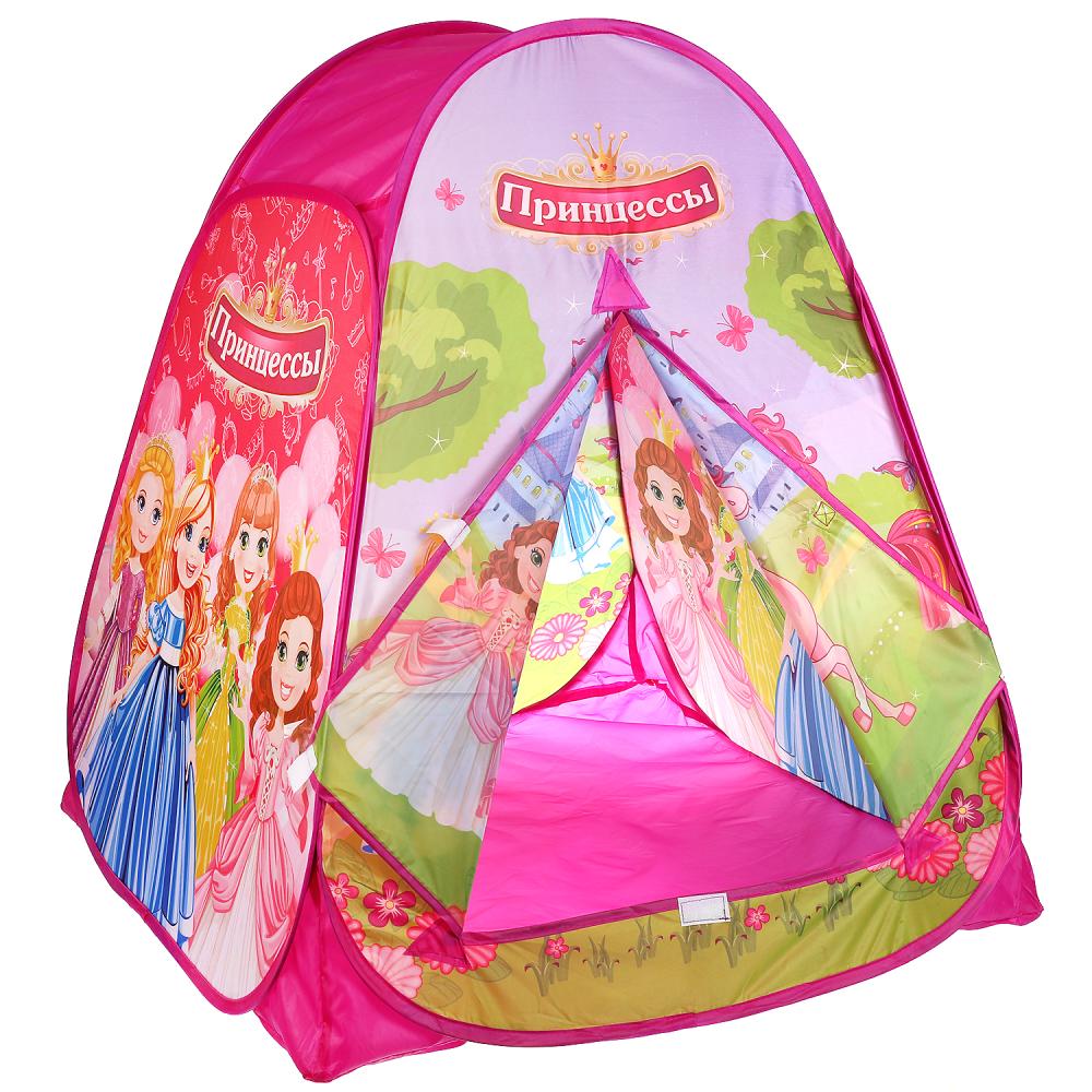 Палатка детская игровая Принцессы, 81х90х81 см. в сумке Играем Вместе GFA-FPRS01-R