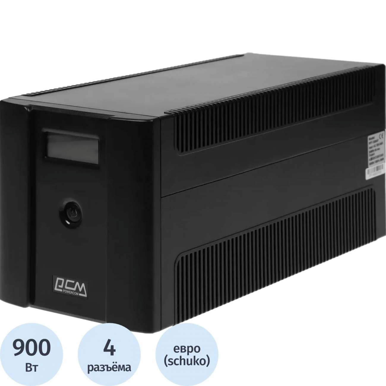 ИБП Powercom Raptor RPT-1500AP LCD EURO 2426508