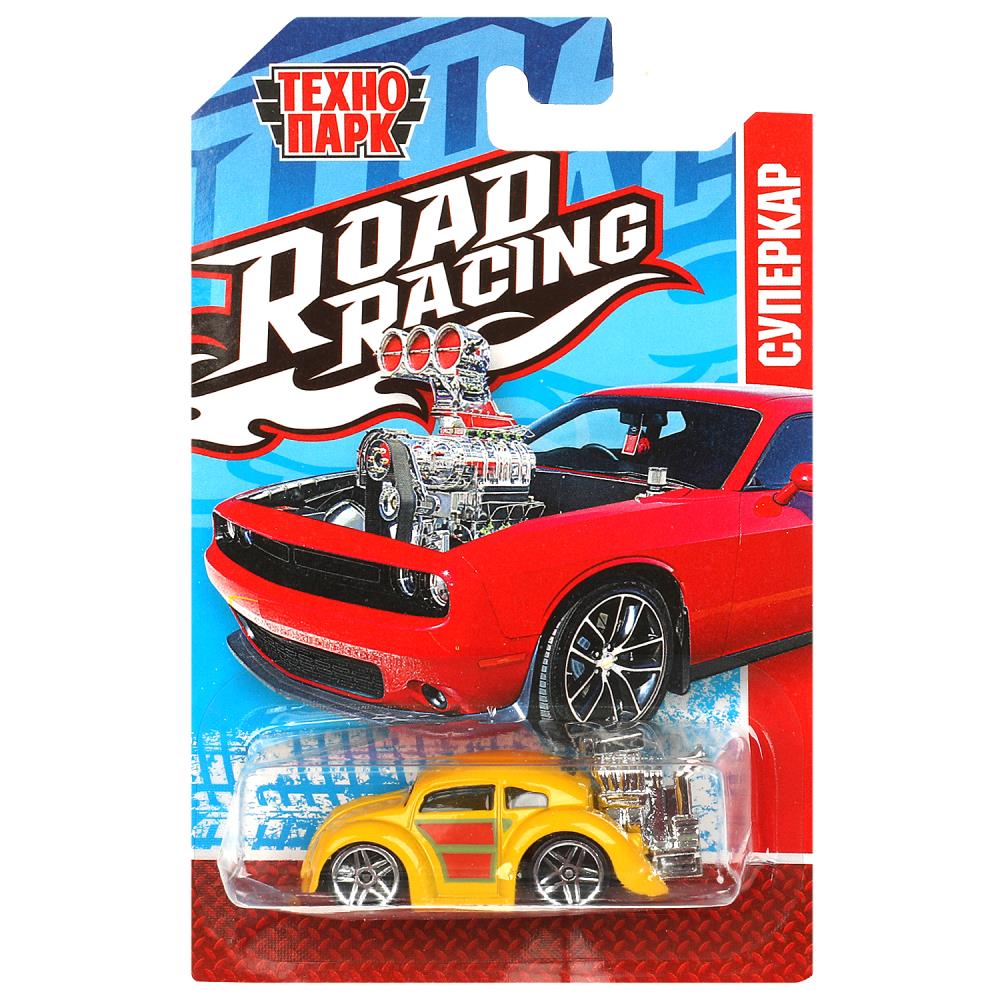 Машина Роад Рейсинг Суперкар, металлическая, 7,5 см. (в асс) Технопарк RR-7-7-14-R (720)