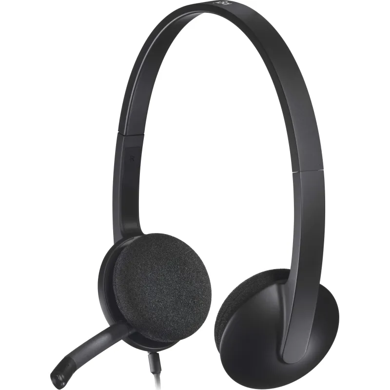 Гарнитура Logitech Headset H340 (981-000509) проводная 2031465