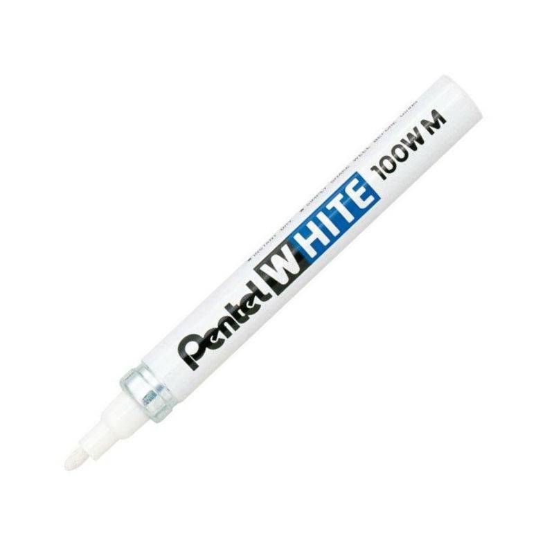 Маркер промышленный Pentel для универсальной маркировки белый (3.9 мм) 237542