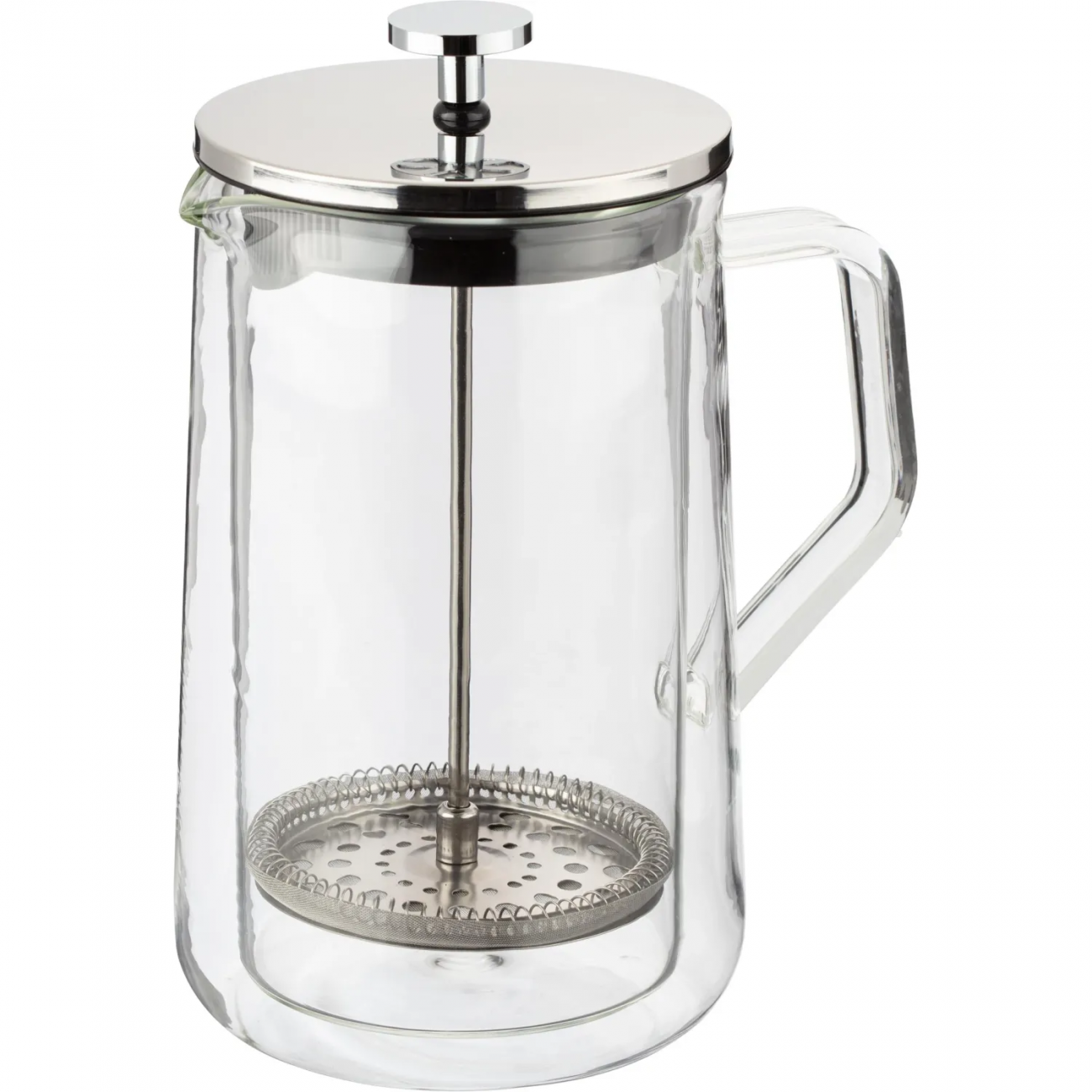 Френч-пресс 1000мл Кирай боросил.стекло, пластик ручка (BX608) Комус 2060011