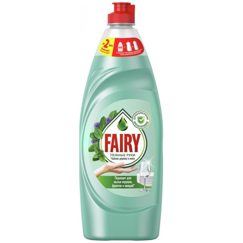 Ср-во д/мытья посуды FAIRY нежные руки чайное дерево и мята 650мл 1487524 0001009608
