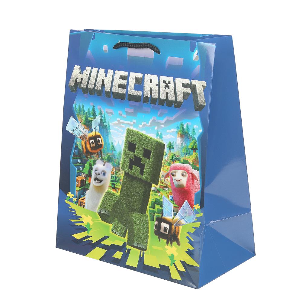 Пакет подарочный глянцевый L "Пиксели", 140 гр/м Чудо праздник PL-130234-MN