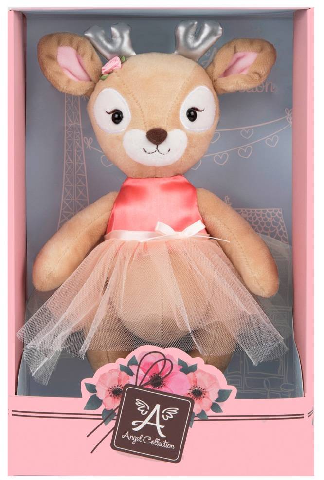Мягкая игрушка Олененок Николь в платье Angel Collection 681492